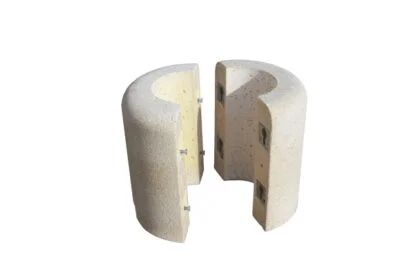 PROTECTION DE CANDELABRE ECLATEE