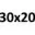 30x20cm