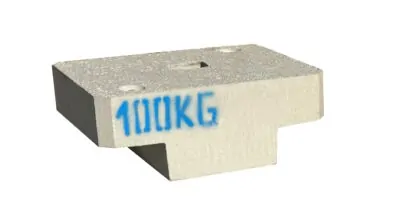 MASSE BETON 100 KG APROCOM AVEC CROCHET