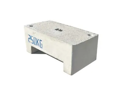 MASSE BETON 250 KG APROCOM AVEC CROCHET